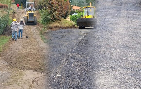 🛣️ DESARROLLO EN EL MEJORAMIENTO VIAL DE LA VEREDA TOLDAS