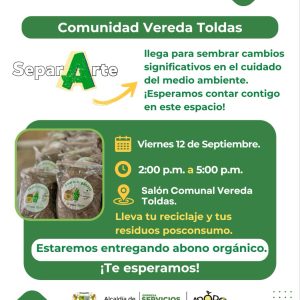 CAMPAÑA SEPARARTE EN TOLDAS